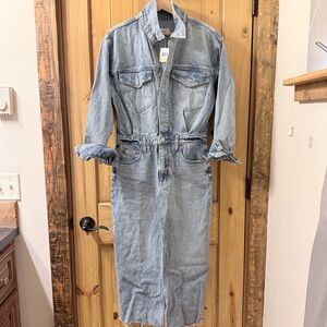 NWT!! Pistola Amira Denim Jumpsuit Dress